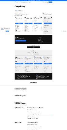 Screenshot thumbnail for Plans & pricing | Webflow