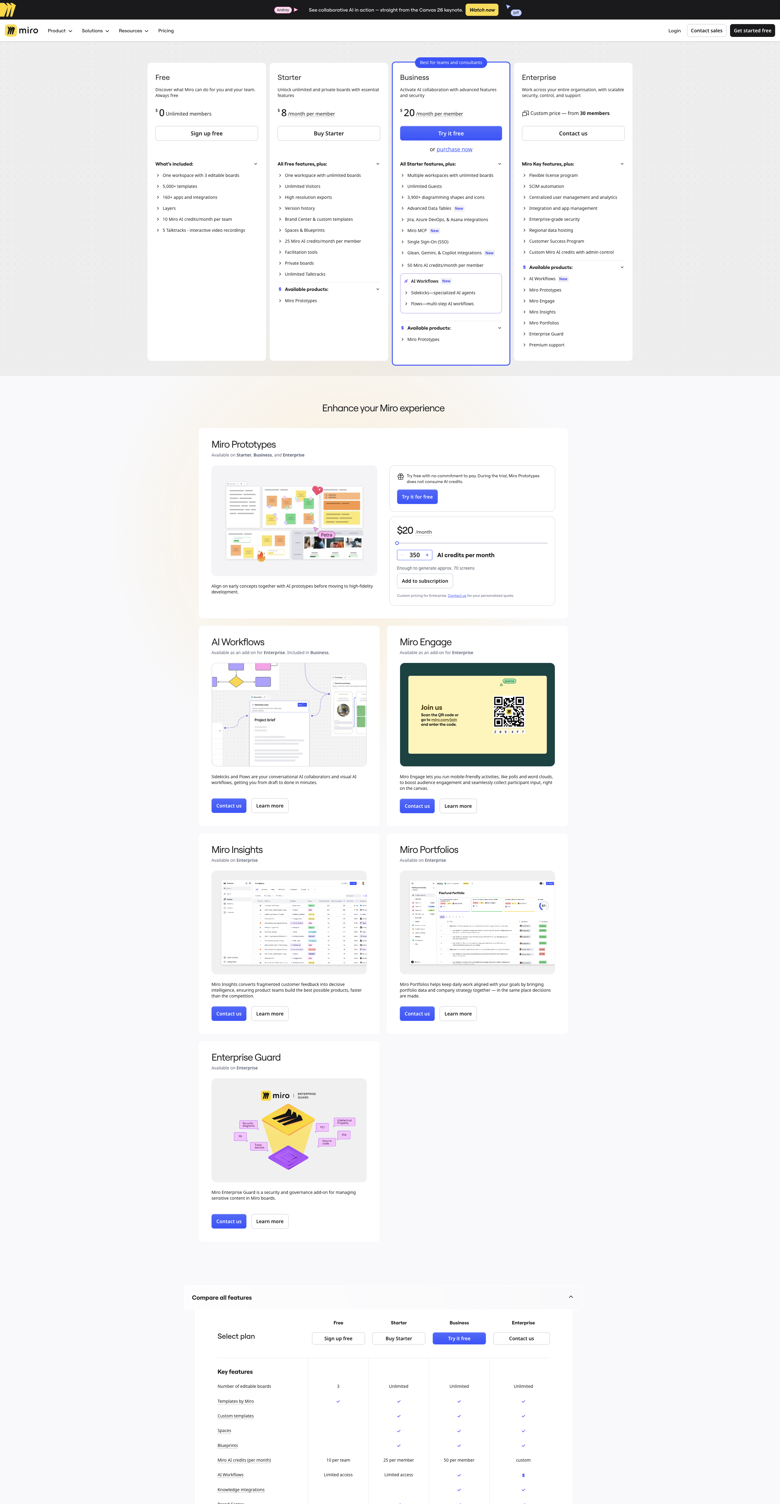Screenshot thumbnail for Pricing
