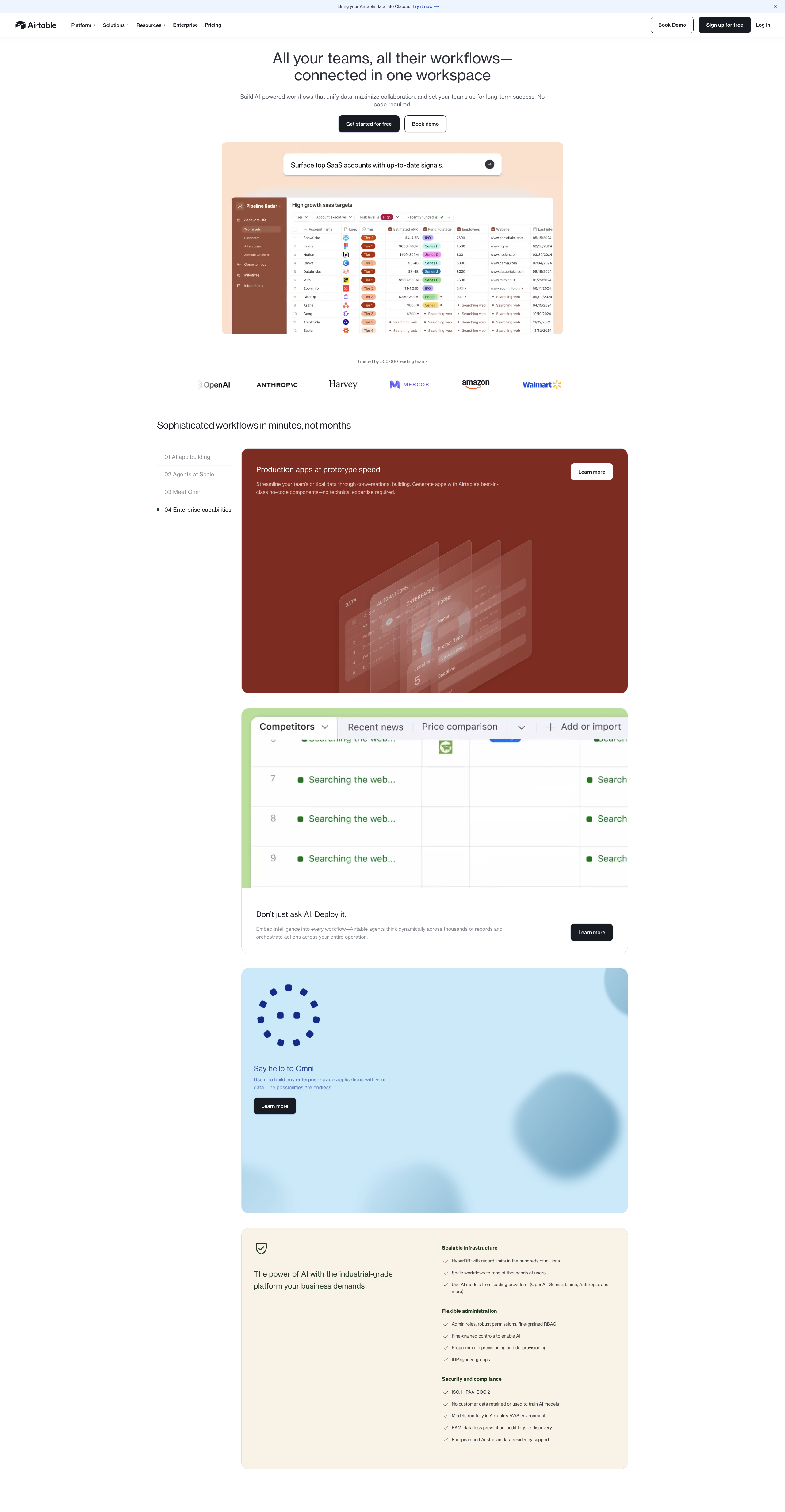 Screenshot thumbnail for Airtable: Build Enterprise-ready AI Workflows, Apps & Agents | Airtable